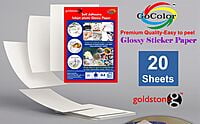 Copy of GoColor Self Adhesive Inkjet Paper - 135 Gsm A4 Size (210mm X 297mm) 40 Sheet