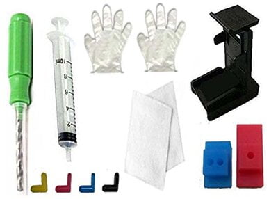 uction Tool Cleaning Kit For Black & Color Canon Cartridge With Instruction Manual ,Demo Video