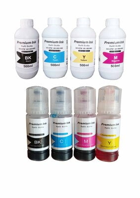 001 & 003 500ml and 70ml Compatible Refill Ink for epson  L3110 L3150 L4150 L4160 L6160 L6170 L6190 L2700 L2750 L3700 L3750 L4750 Ink Tank Printer