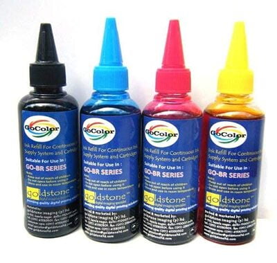 Premium Korean Quality Brother Compatible Inkjet Ink 100 ml x 4 Colours (Dye Ink) Best