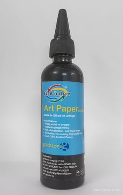Copy of Art Paper Ink 100 ML X BLACK for EPSON Printer Coated  Uncoated ,Art & Chromo Paper Printing