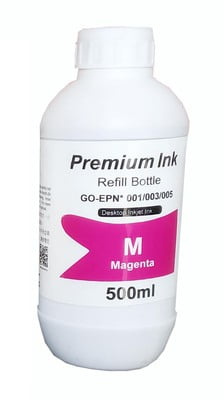 001 / 003 Compatible Refill Magenta Ink for EPN L4150 L4160 L6160 L6170 L6190 Ink Tank Printer - 500 ml