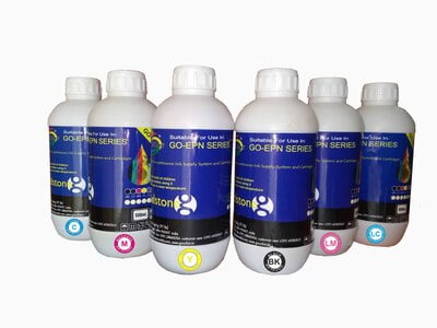 Gocolor Epson Compatible Inkjet Ink 500 ml 6C ( BK+C+K+Y+LC+LM)