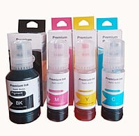 compatible Refill Ink for EPN L3156, L5190,L3115,L3150,L3110,L1110,L3116 Ink Tank Printer (Black 127 ml & CMY 70ml)