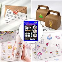 Self Adhesive Inkjettransparent/clear Film sticker/label - A4 Size (210mm X 297mm) 20 Sheet
