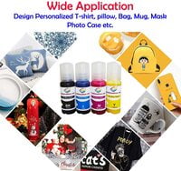 Sublimation Ink for Epson L3110, L3115, L3116, L3150, L1110, L3151, L3152, L3156, L5190, L4150, L4160, L6160, L6170, L6190 Printer (70gm x 4) Sublimation Transfer Ink