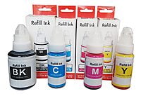 Canon G Series Printer PIXMA Black 135ML + CMY_70ML each Canon G Series Printer PIXMA Black 135ML + CMY_70ML each