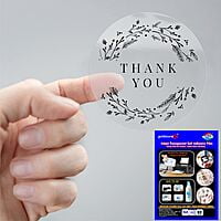 Self Adhesive Inkjettransparent/clear Film sticker/label - A4 Size (210mm X 297mm) 20 Sheet
