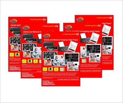 Inkjet Photo Paper for Medical Images, Dental Implant, X Ray MRI, Color Doppler, FFA etc A4 Size 180 GSM 20 Sheet Pack X 5 Pack