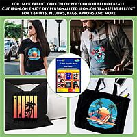 Tshirt Transfer Inkjet Photo Paper Dark Fabrics A4 x 5 Sheets (Make Custom T-Shirts at Home! As Simple as 1-2-3) (Dark) Tshirt Transfer Inkjet Photo Paper Dark Fabrics A4 x 5 Sheets (Make Custom T-Shirts at Home! As Simple as 1-2-3) (Dark)
