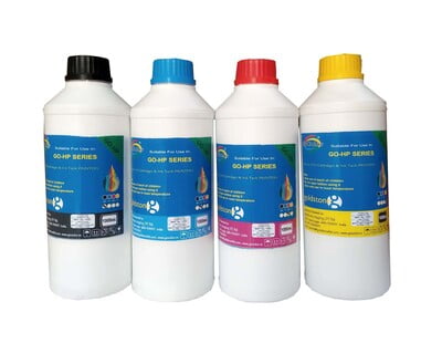 Compatible HP Refill Ink Printer 1000 ML x 4 (BK+C+M+Y) Bottles