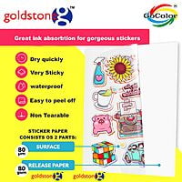 Self Adhesive Inkjettransparent/clear Film sticker/label - A4 Size (210mm X 297mm) 20 Sheet