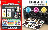 NON Tearable Film self Adhesive Inkjet A4 Size 210mm X 297mm) 20 Sheet