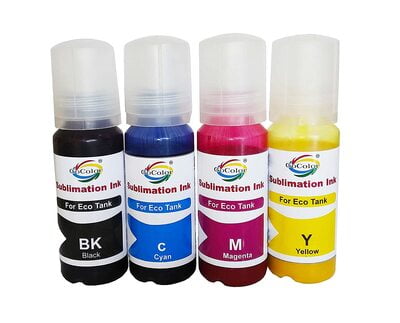 Sublimation Ink for Epson L3110, L3115, L3116, L3150, L1110, L3151, L3152, L3156, L5190, L4150, L4160, L6160, L6170, L6190 Printer (70gm x 4) Sublimation Transfer Ink